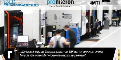 pro-micron GmbH ist nun Teil unseres Technologie-Arbeitskreises TAK