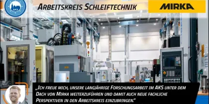 Mirka Industrial Solutions führt die Forschungsarbeit im AKS weiter
